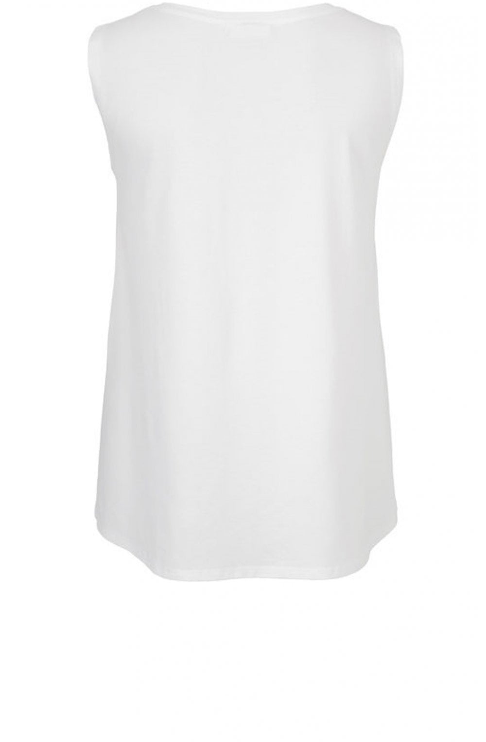 Elisa White Jersey Top