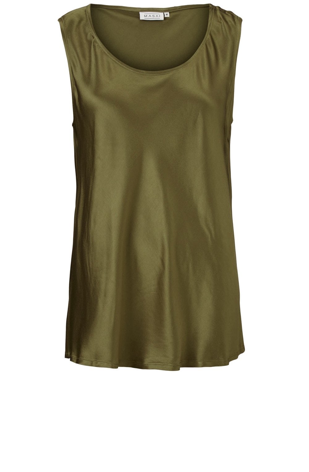 Elita Green Silky Top
