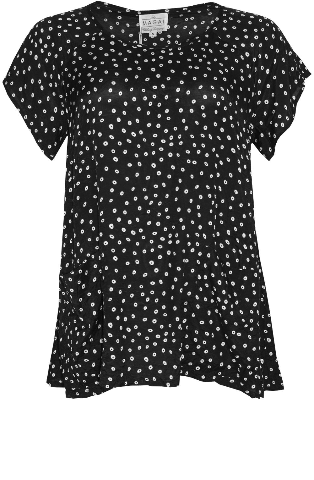 Elly Spotted Print Top