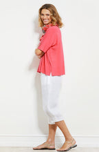Eloise Coral Over Sized Top