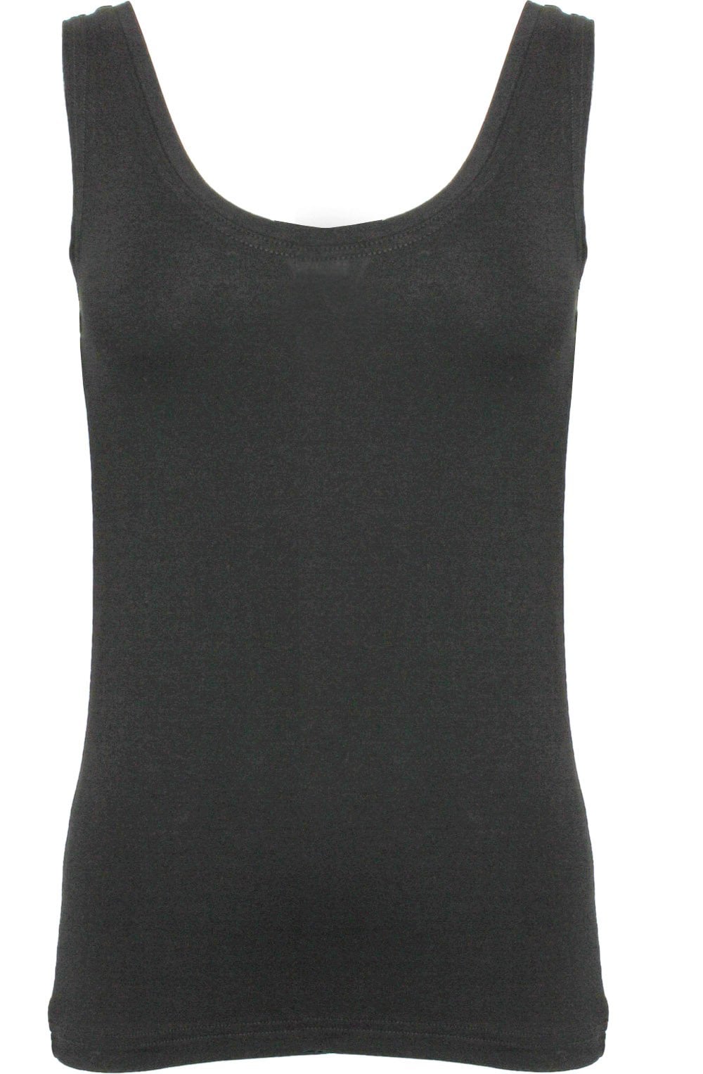 Els Black Jersey Vest Top