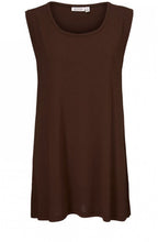 Elta Coffee Sleeveless Top