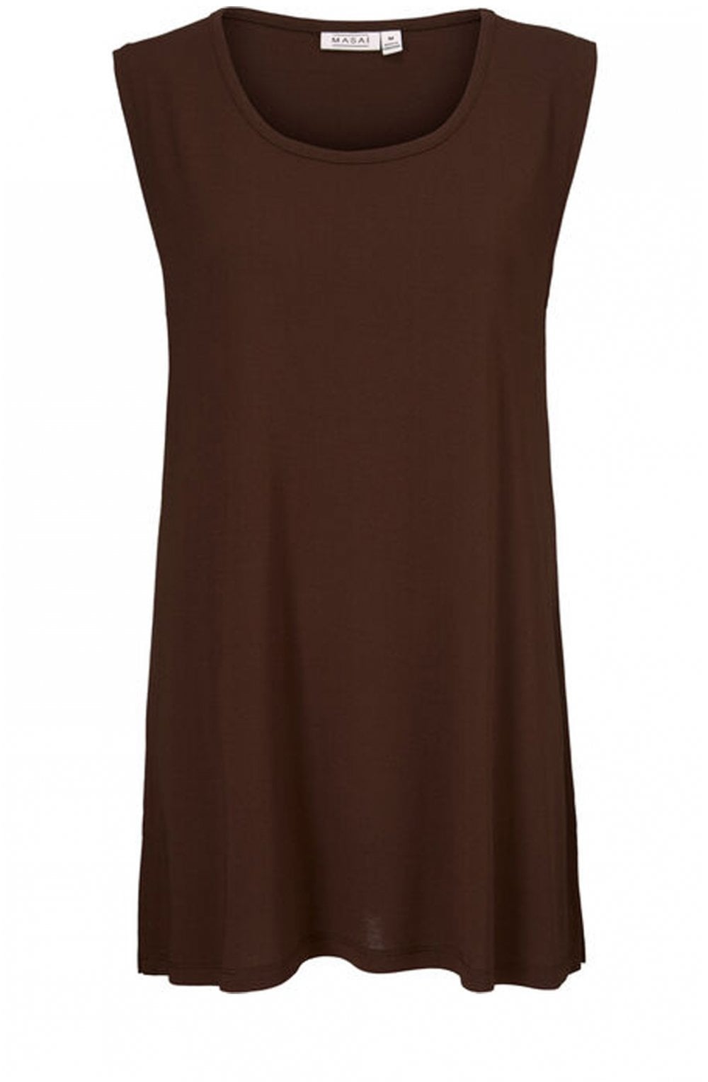Elta Coffee Sleeveless Top