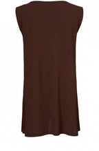 Elta Coffee Sleeveless Top