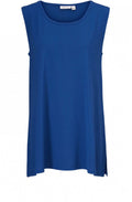Elta Royal Blue Sleeveless Top
