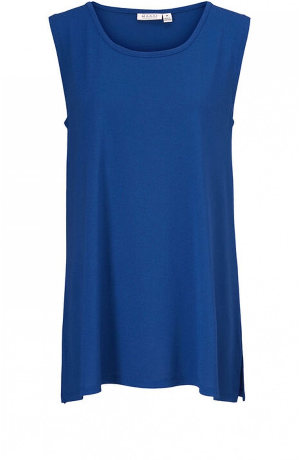 Elta Royal Blue Sleeveless Top