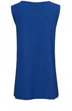 Elta Royal Blue Sleeveless Top