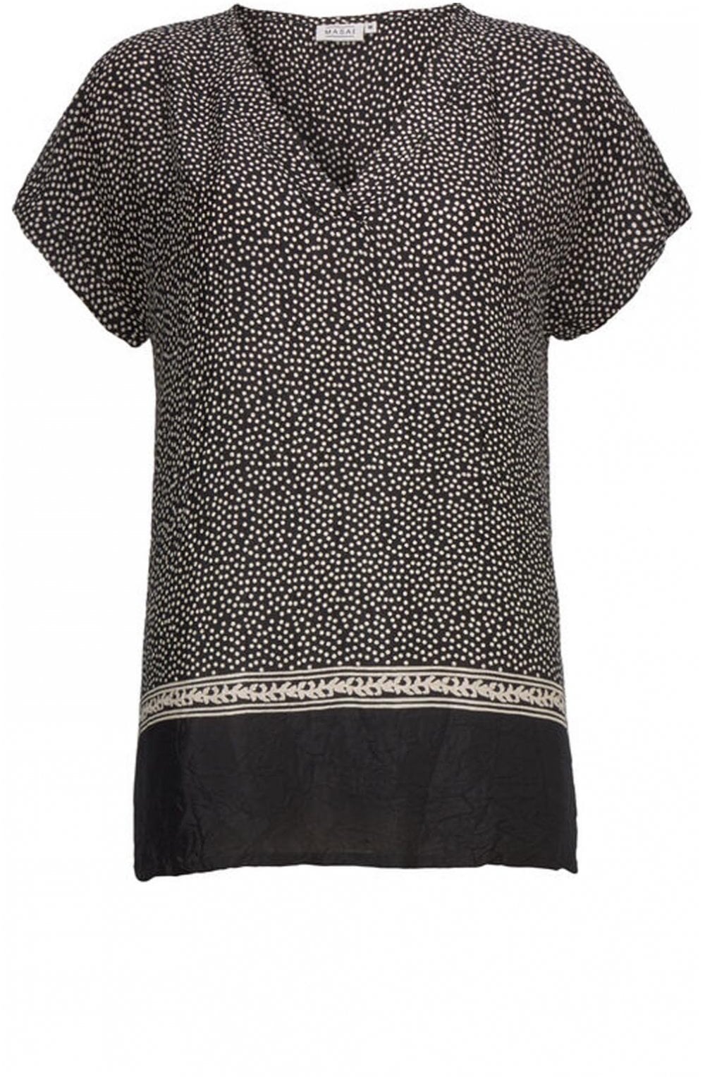 Elvira Dot Print Top