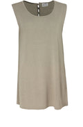 Emba Khaki Long Line Top