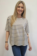 Ensign Blue Striped Doreann T Shirt