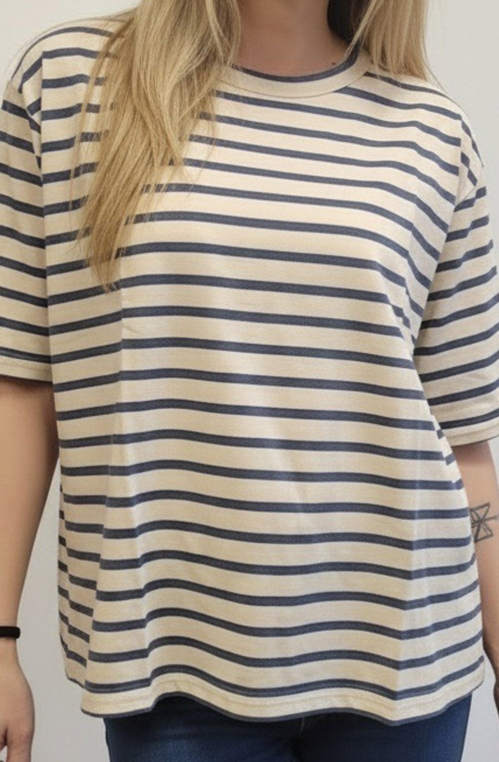 Ensign Blue Striped Doreann T Shirt