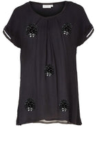 Enya Chiffon Sequin Detail Top