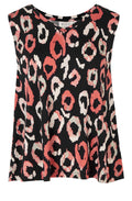 Erall Bold Animal Print Top