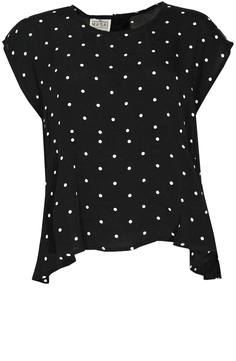 Evita Spotted Print Top