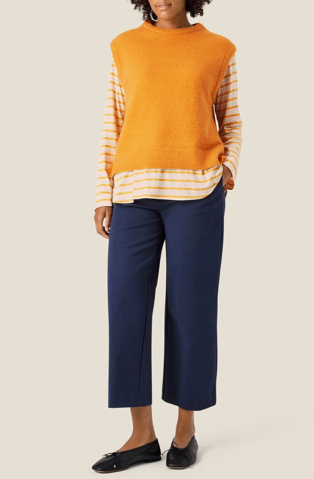 Fabel Saffron Knitted Slip Over