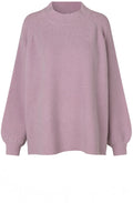 Fabianne Dawn Pink Textured Fine Knit Jumper