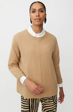 Fabrice Travertine Knitted Stripe Jumper