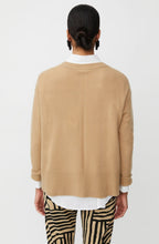Fabrice Travertine Knitted Stripe Jumper