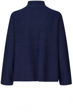 Fadeya Navy Blazer Pussy Bow Jumper