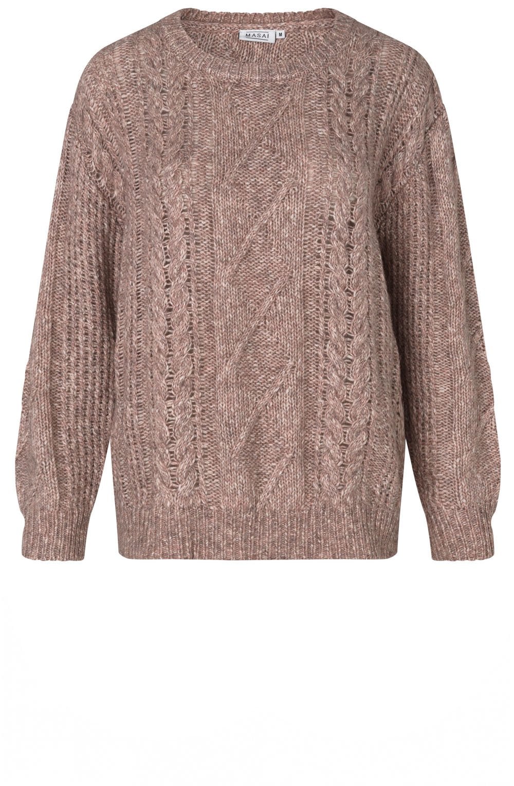 Fadi Dusky Orchid Cable Knit Jumper