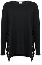 Fadumo Black Ruffle Jumper