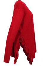 Fadumo Tango Red Ruffle Jumper