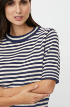 Faeleen Navy Striped Knit Jumper