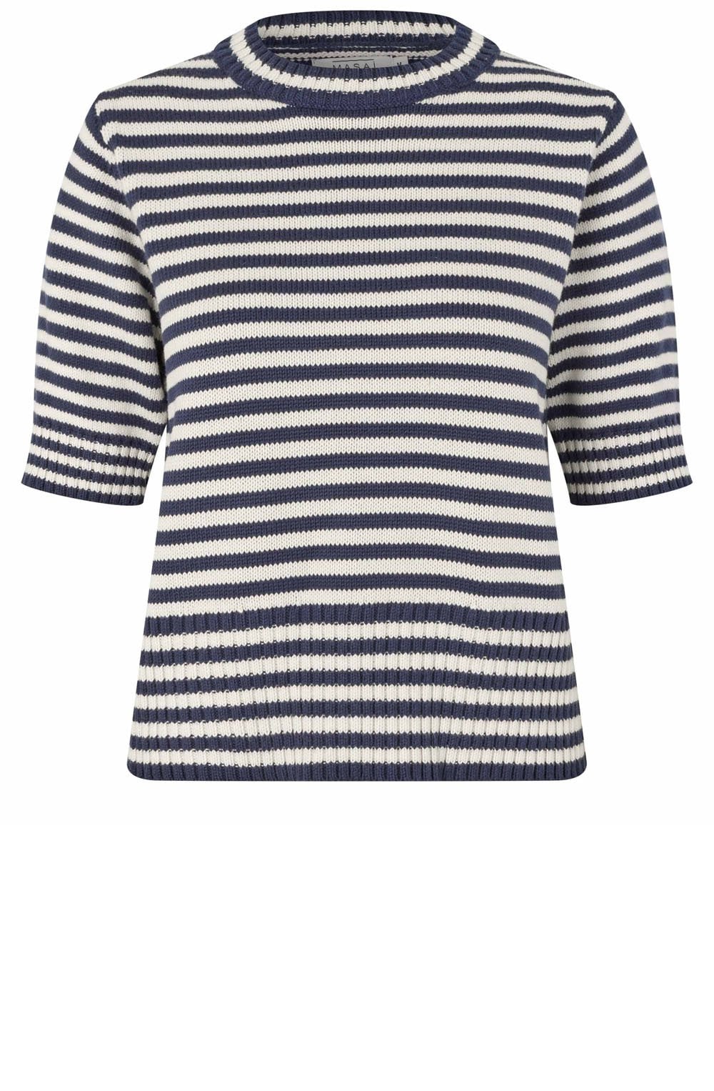 Faeleen Navy Striped Knit Jumper