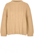 Falvra Travertine Cable Knit Jumper