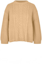 Falvra Travertine Cable Knit Jumper