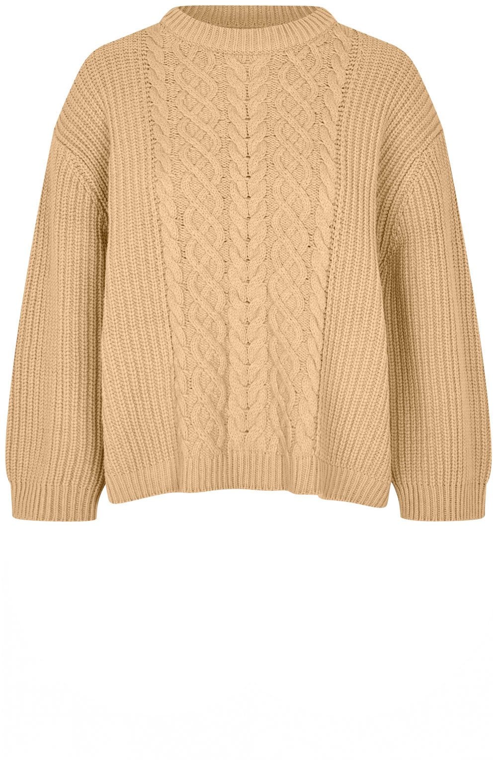 Falvra Travertine Cable Knit Jumper