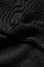 Fanasi Black Thin Knit Jumper