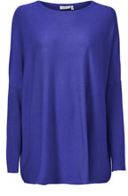 Fanasi Blue Fine Knit Jumper
