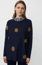 Fanasi Navy Blazer Polka Dot Jumper