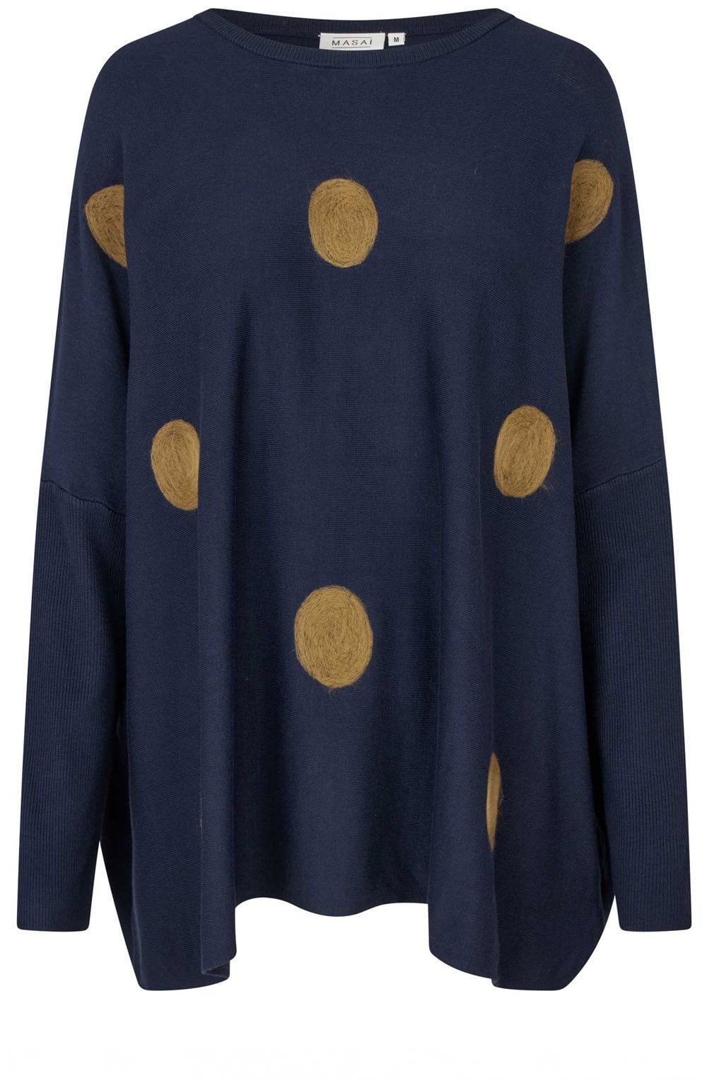 Fanasi Navy Blazer Polka Dot Jumper