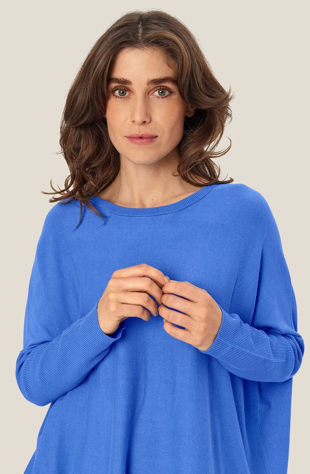 Fanasi Nebulas Blue Knit Jumper