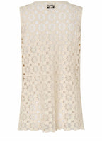 Fanelis Fog Crochet Sleeveless Top