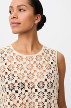 Fanelis Fog Crochet Sleeveless Top