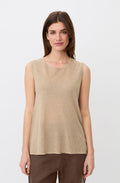 Farilynn Super Fine Knit Wind Chime Shimmer Top