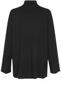 Fasoni Black High Neck Jumper