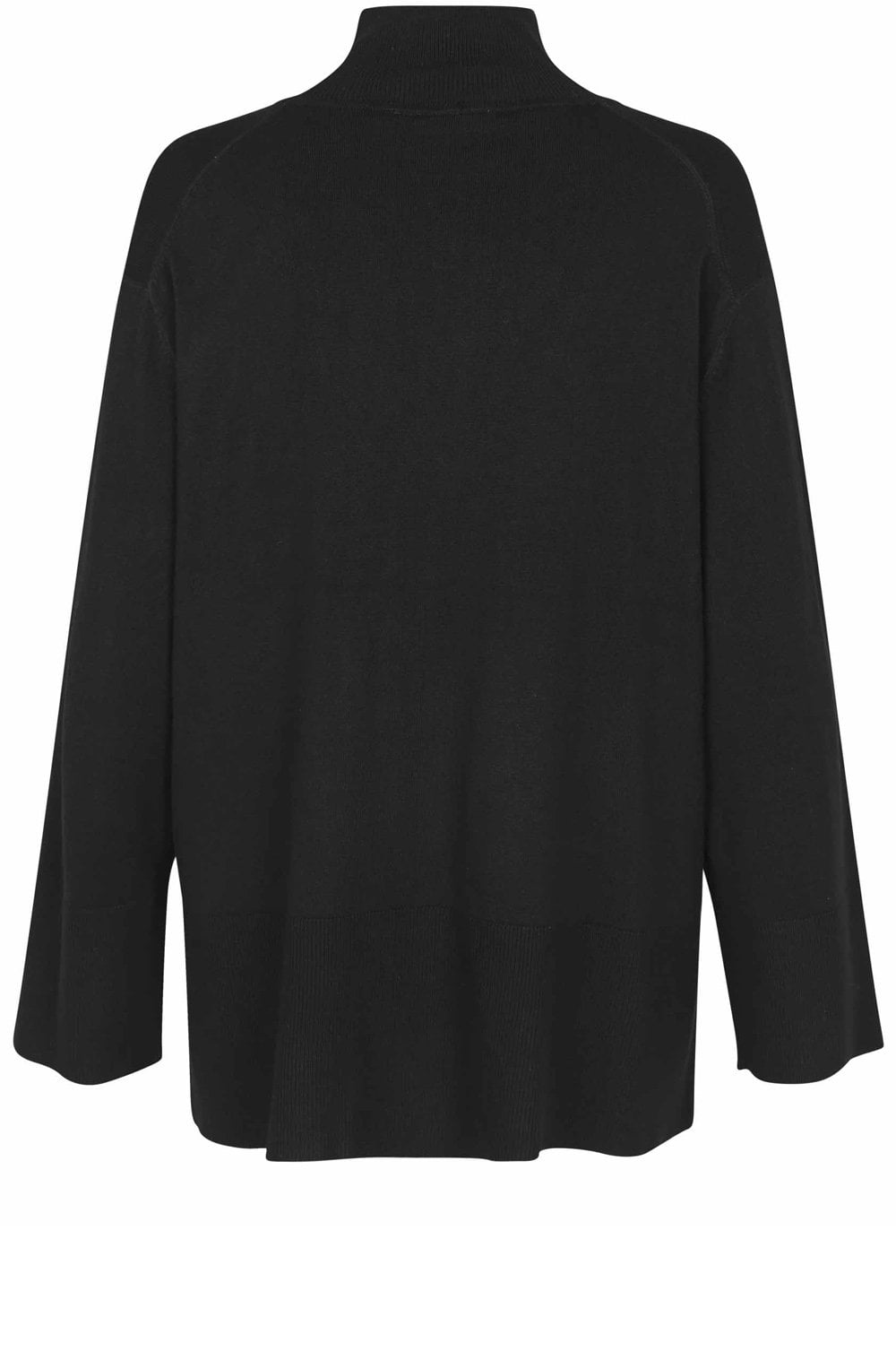 Fasoni Black High Neck Jumper