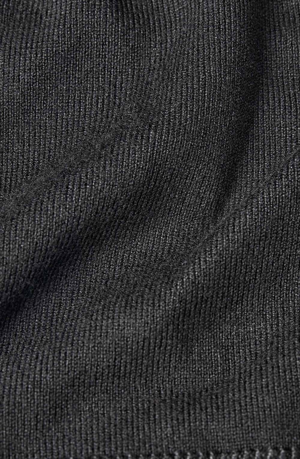 Fasoni Black High Neck Jumper