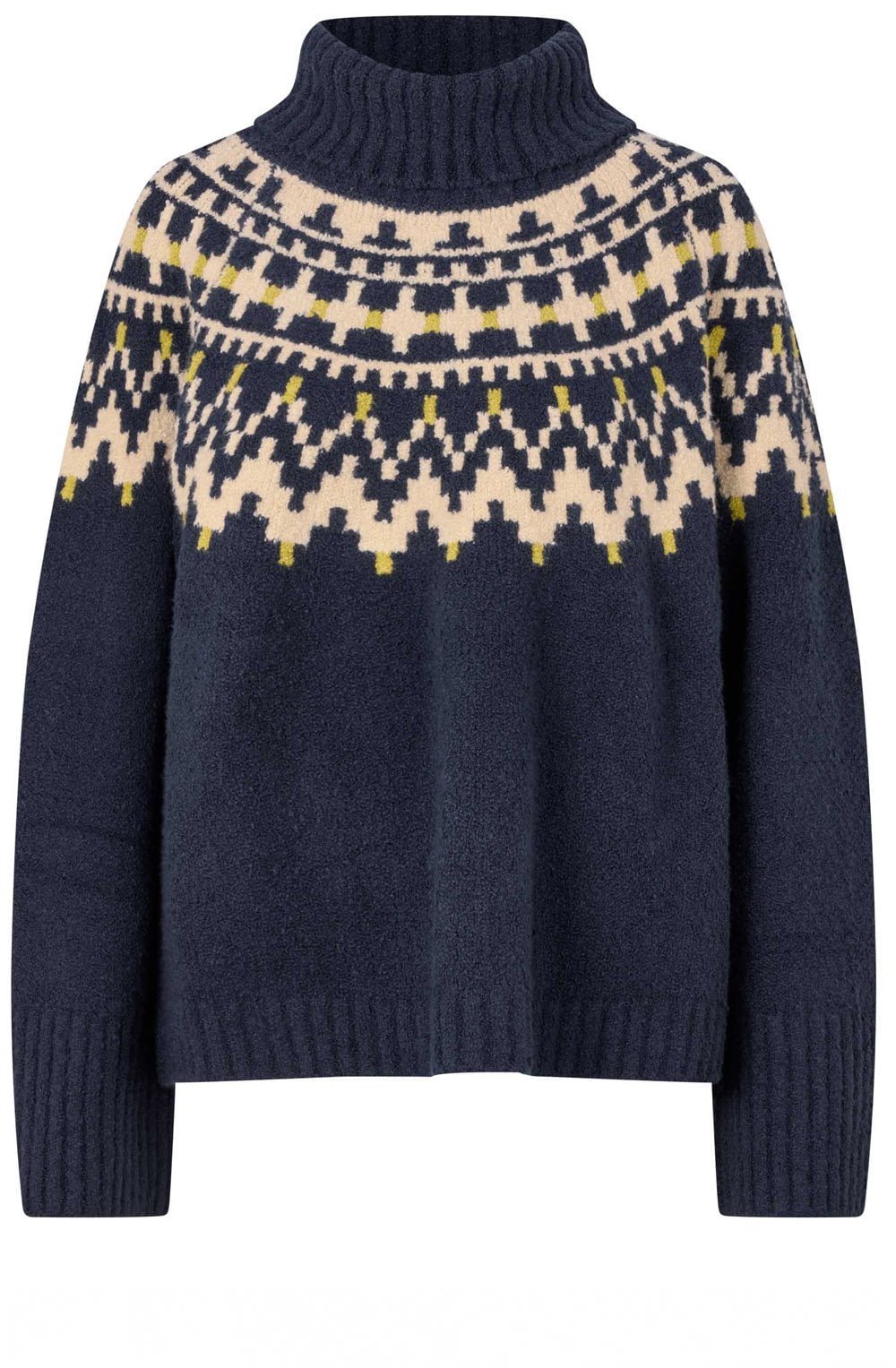 Fatima Navy Blazer Icelandic Jumper