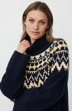 Fatima Navy Blazer Icelandic Jumper