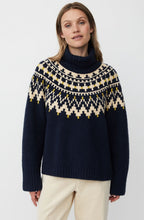 Fatima Navy Blazer Icelandic Jumper