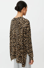 Felluci Incense Animal Print Oversized Jumper