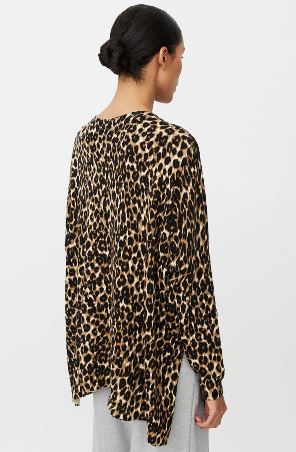 Felluci Incense Animal Print Oversized Jumper