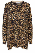 Felluci Incense Animal Print Oversized Jumper
