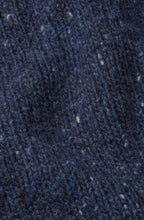 Fenoria Navy Blazer High Neck Chunky Jumper
