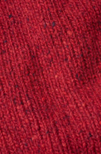 Fenoria Red Dahlia High Neck Chunky Jumper